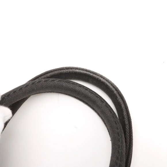 Prada Canapa Canvas x Leather Two-Way Handbag Black - Picture 12 of 16